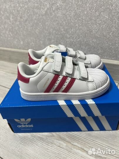 Кроссовки детские adidas superstar для девочки