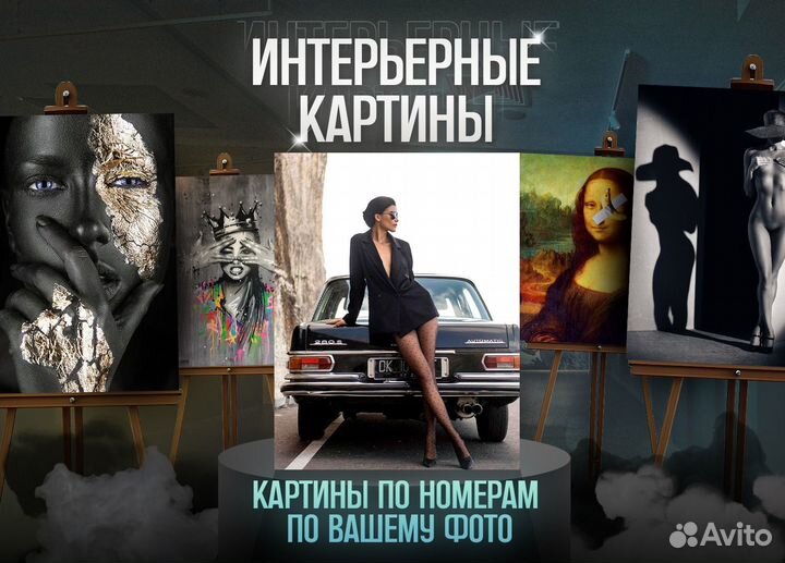 Картины по номерам по фото на заказ