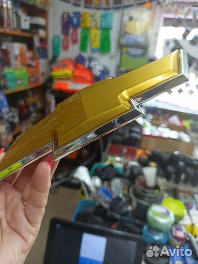 Эмблема Шевроле 18.5 на 8 см