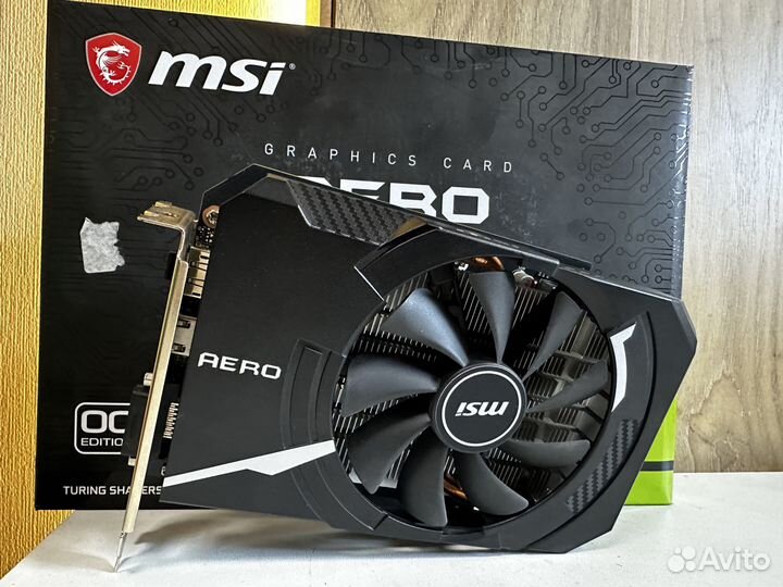 Видеокарта GTX 1660 Super MSI Aero гарантия