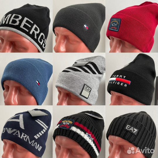 Шапка Boss,EA7,Armani,Hugo,Tommy мужская