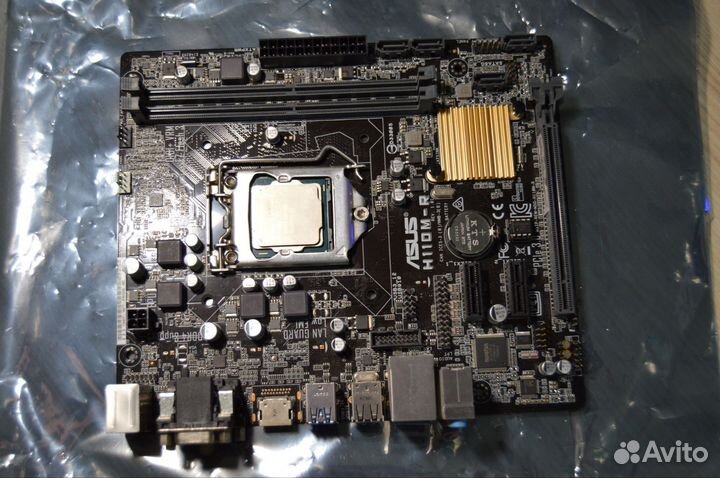 Связка asus H110M-R + intel pentium G4560