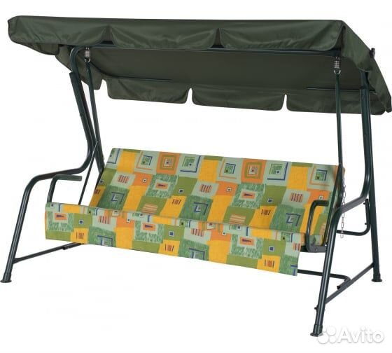 Садовые качели 3-местные Удачная мебель Карибы