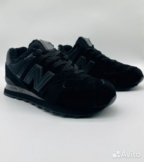 Кроссовки New balance 574 зимние на меху