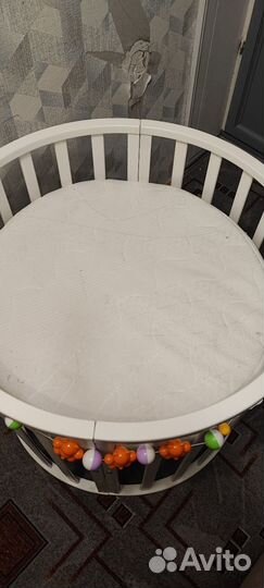 Детская кроватка круглая