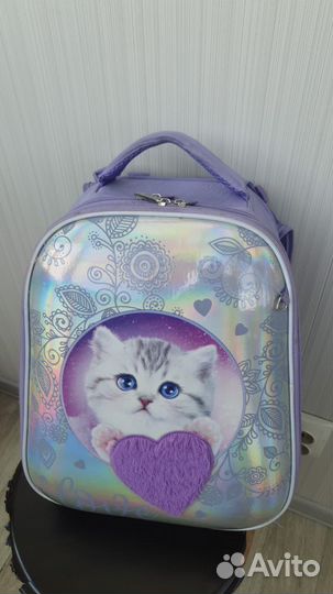 Школьный рюкзак hatber ergonomic glamour kitten