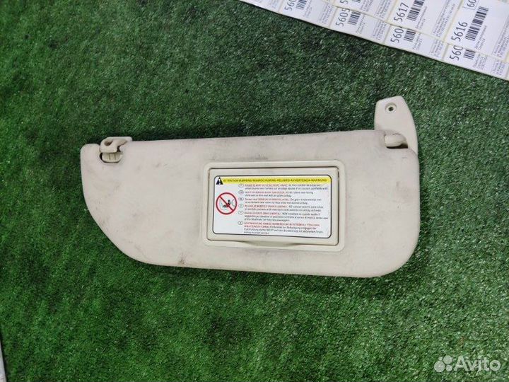 Козырек солнцезащитный правый Citroen C4