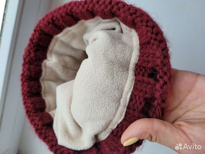 Шапка зимняя женская утепленная