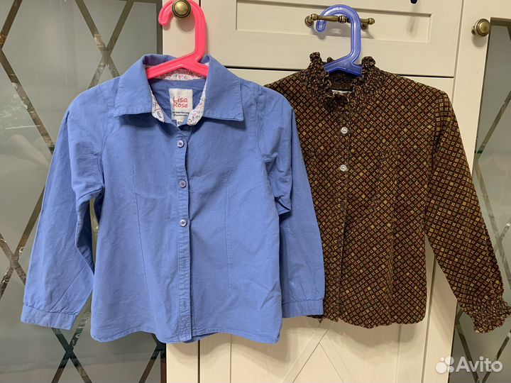 Рубашки пакетом для девочки (6 лет)