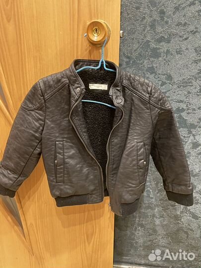Кожаная куртка для мальчика