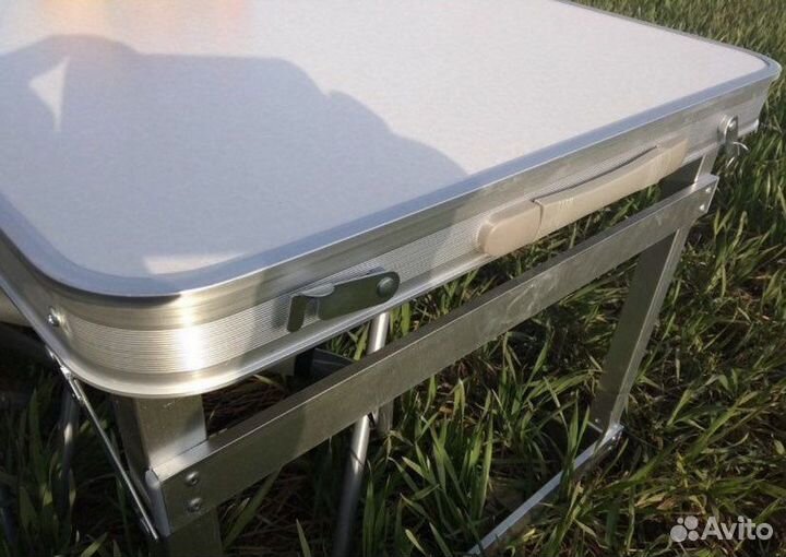 Стол раскладной +4 стула усиленный. Новый