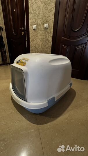 Кошачий лоток закрытый большой