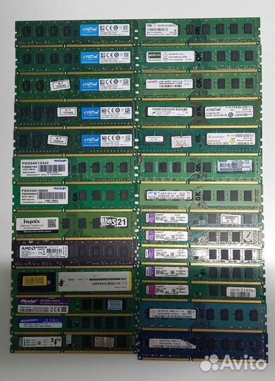 2-х ранговая DDR3 4Gb. Для LGA775. Опт и Розница