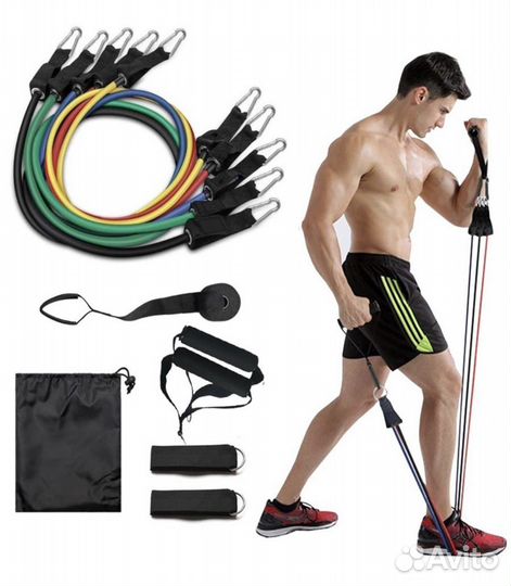 Набор фитнес резинок с еспандеров для фитнеса (Опт