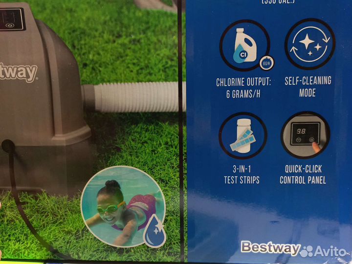 Хлоргенератор для бассейна 6гр/час Bestway 58678