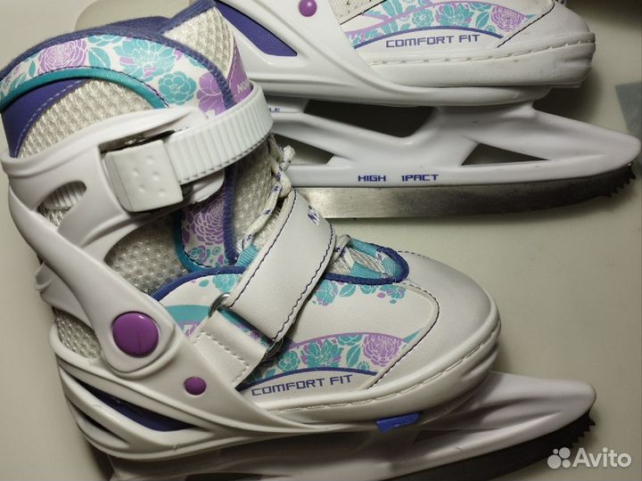 Коньки ледовые раздвижные