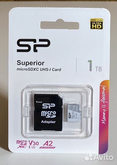 Карта памяти Silicon Power Micro sdxc 1TB Superior