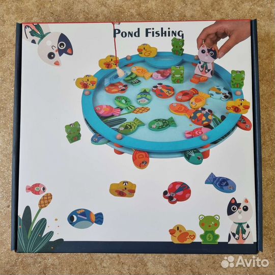 Развивающая игра Монтессори «Рыбалка» для детей