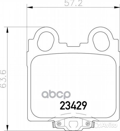 Колодки тормозные дисковые зад (PF-1421) NP