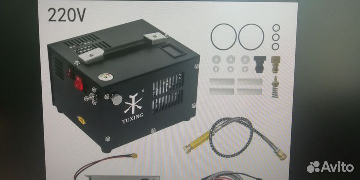 Воздушный компрессор высокого давления, 220 V/12V