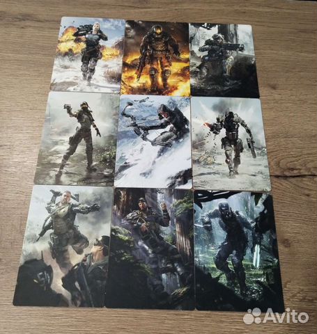 Артбук и карточки из игр ps4