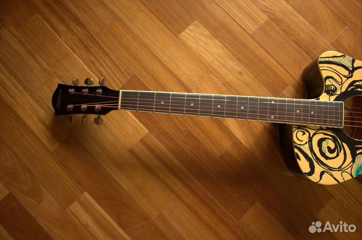 Гитара новая элитаро акустика