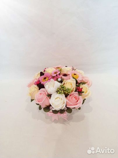 Букеты из мыльных роз