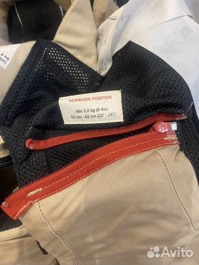 Эргорюкзак babybjorn one, накидка babybjorn cover