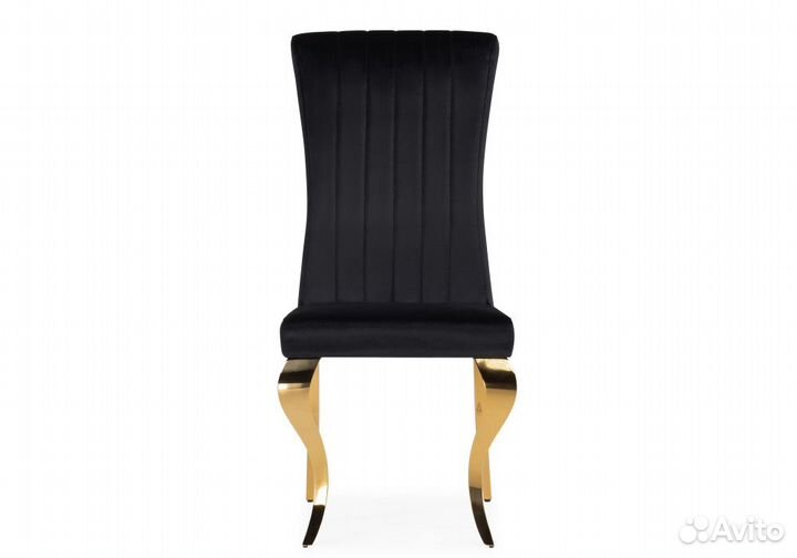 Стул на металлокаркасе Lund black - gold. Москва