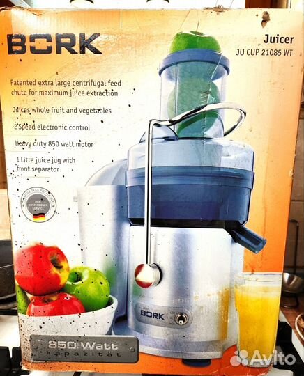 Соковыжималка bork jg cup 21085