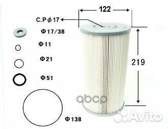 Фильтр масляный японский VIC O-621 O-621 VIC