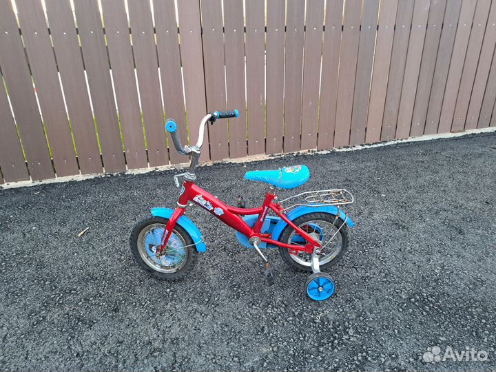 Детский велосипед бу 4х колесный