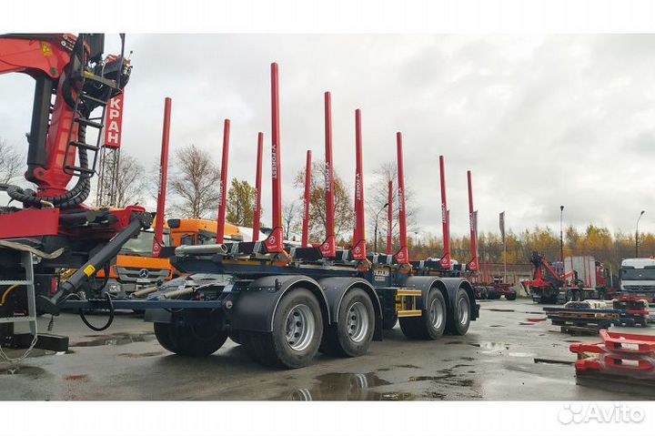 Прицеп лесовоз (сортиментовоз) Jyki Раздвижной лесовозный прицеп, 2021