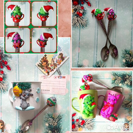 Кружки с декором на разные темы и праздники