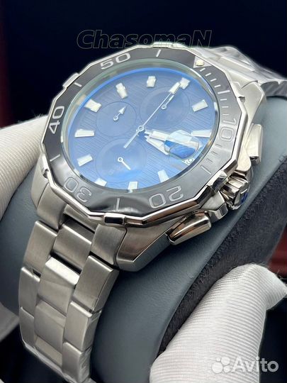 Наручные мужские часы Tag Heuer Aquaracer серый