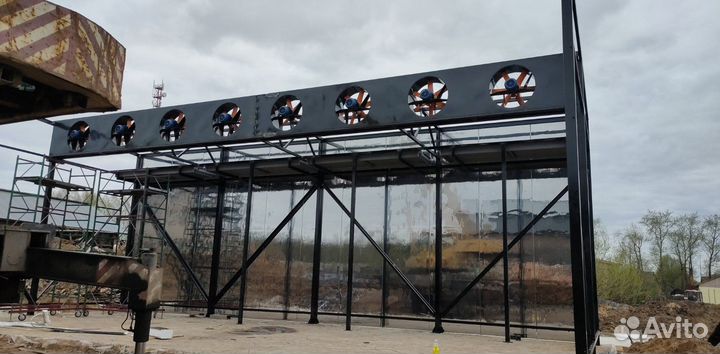 Сушильная камера для древесины - 80 куб.м загрузка