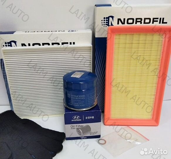 Комплект фильтров для Hyundai Solaris II
