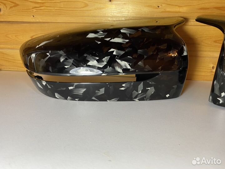 Карбоновые накладки зеркал BMW G30 М стиль