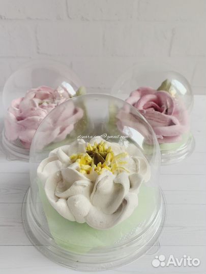 Зефирные цветы в капсуле