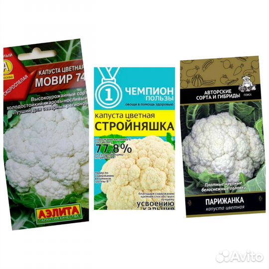 Рассада капусты, цветная, брокколи, белокочанная