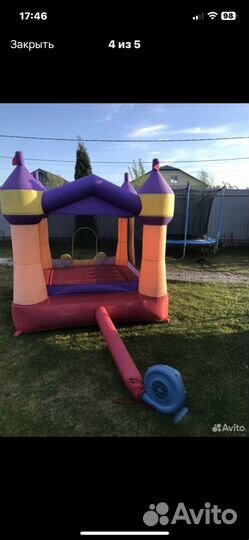 Компрессор воздушный бу насос для батута