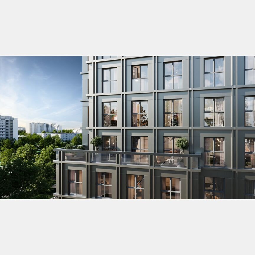 2-к. квартира, 57,9 м², 6/44 эт.