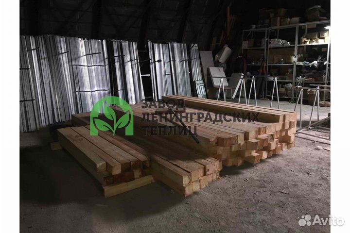 Фундамент брус под теплицу