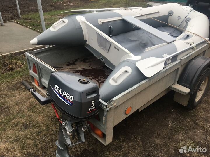 Лодка с мотором SEA-PRO 5 л.с