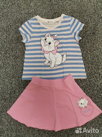 Комплект для девочки h&m 98/104, б/у