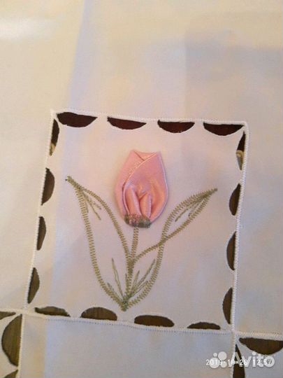 Скатерть шелковая прямоугольная