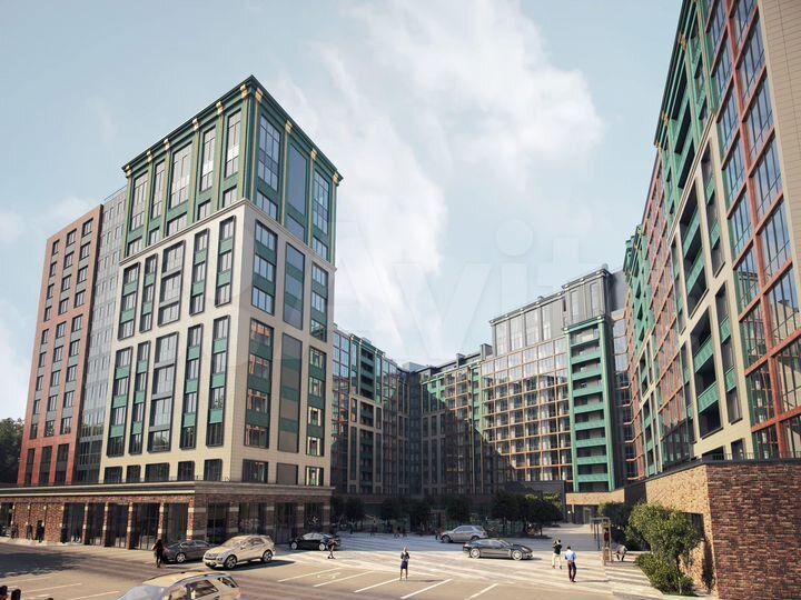 1-к. квартира, 42 м², 4/12 эт.