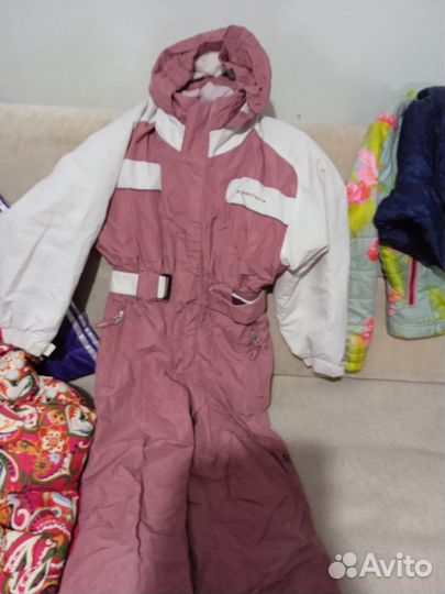 Верхняя одежда для девочки пакетом 116-122