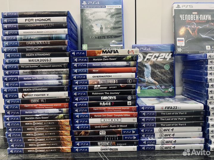 Игры для Sony Playstation 4/5 Новые и Б/У
