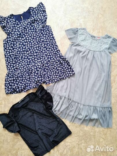 Вещи пакетом на девочку 140 146